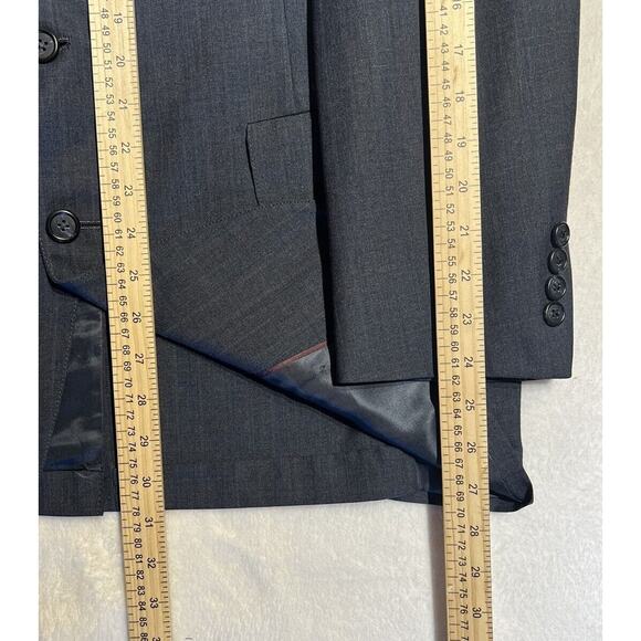 Hart Schaffner Marx 42R Unstructured Blue Red Patriotic Blazer Sport Suit Jacket - Picture 12 of 13